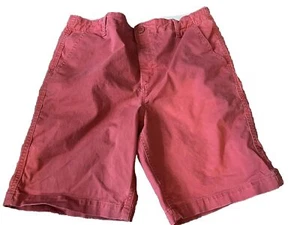 GAP Chinos Boys Kids Shorts Adjustable Waist Red 18 Husky Red - Picture 1 of 4