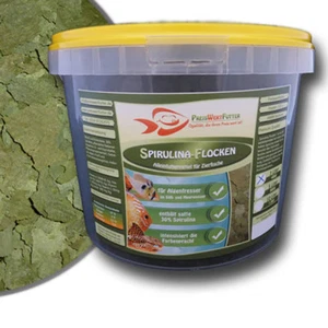 Spirulina 30% Flocken 3 Liter Eimer 480 g Algen Futter Zierfischfutter Aquarium - Bild 1 von 1