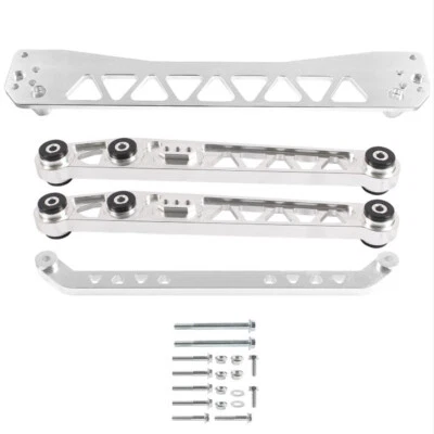 后下控制臂 + 子框架支撑 + 领带杆适用于 1996 - 2000 年本田思域 EK — 第 1/4 张图片