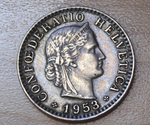 1953 Switzerland 20 Rappen - Picture 1 of 2
