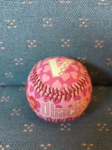 Rare Rawlings Diamondbacks Breast Cancer Pink  Awareness Souvenir Baseball Cover