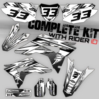 Honda CRF 450R 2005 2006 2007 KIT GRÁFICO MOTO CROSS CRF450R MX isla calcomanías Foto 1 de 4