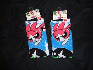 Cartoon Network Powerpuff Girls Socks - Red, Blue, Black, Green, White - Picture 1 of 2