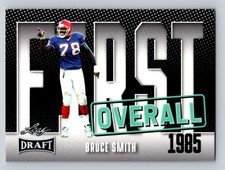 2023 Leaf Draft Football #5 Bruce Smith First Overall 1985 Buffalo Bills