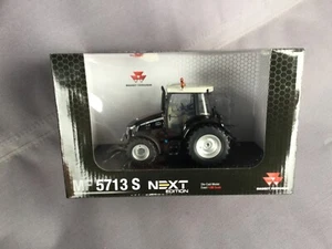 Universal Hobbies toy Tractor MF5713 S NEXT EDITION Black 1/32 Scale. - Picture 1 of 10
