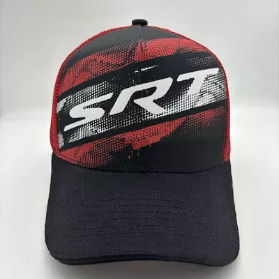 Dodge SRT Signature Logo Car Auto Racing Cap Mesh Back Hat Official Licensed - Image 1 of 2