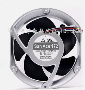 SANYO 9SG5748P5G10 17CM DC48V 2.91A aluminum frame inverter cooling fan amk - Picture 1 of 1