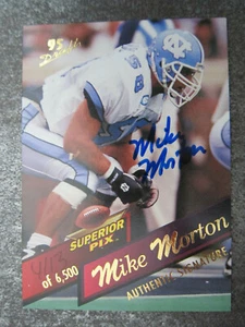 Mike Morton #42 Superior Pix American Football Trading Card (L1T) - Picture 1 of 2
