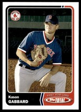 2003 Topps Total 899 Kason Gabbard   Boston Red Sox  FY Baseball Card