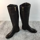 Tommy Hilfiger Chocolate Brown Zipper Knee Boot Riding Women's Size 6M