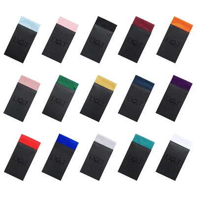 DQT pieghevole quadrata tascabile prepiegata raso solido casual matrimonio formale