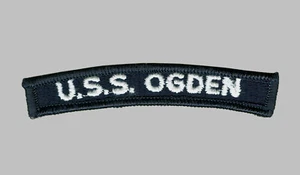 US Navy LPD-5 USS Ogden Amphibious Transport Dock UIM Shoulder Rocker (01-03) - Picture 1 of 1