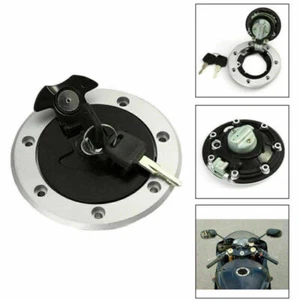 Tan Fuel Gas Cap Lock Key For Kawasaki ZR400-D1 ZR250 ZXR750 GPZ ZX11 ZZR1100 - Picture 1 of 7
