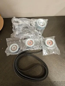 Drive Belt Tensioner with Belt and Idler Pulley Kit Assembly for Toyota Tacoma 2 - Picture 1 of 23