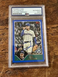 Luis Castillo IP Signed Topps Card Psa Dna Coa Slab Autographed Mariners - Picture 1 of 3