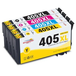 1 juego de cartuchos de tinta 405XL paquete múltiple para impresora Epson WF-3820 WF-4820 WF-4830 - Imagen 1 de 1