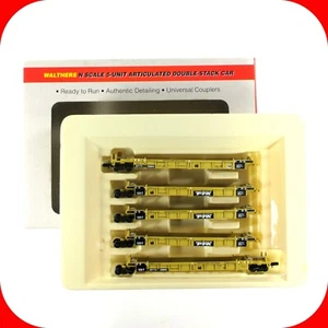 N SCALE ***TTX*** Thrall 5-Unit Articulated Well Car #72855 - Walthers 932-8108 - Picture 1 of 6