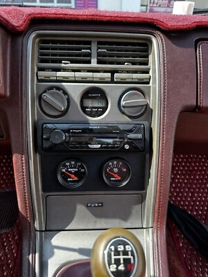 Mazda RX7  single din Panel 52mm Gauge Pods for 84-85 Trim Bezel tomb stone - Image 1 of 4