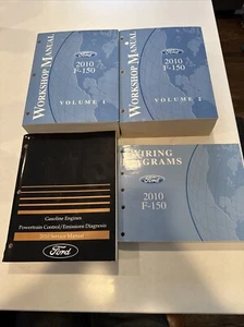 2010 Ford F-150 Factory Service Repair Manuals With Wiring Diagrams - Imagen 1 de 10