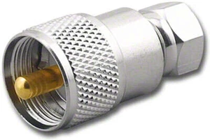 NEW Male F Plug to Male UHF Plug Adapter RFA-8174 - Picture 1 of 1