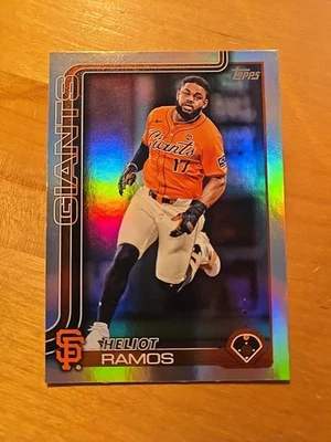 2025 Topps Series 2 Heliot Ramos Rainbow Foil Parallel No. 527 - Image 1 of 2