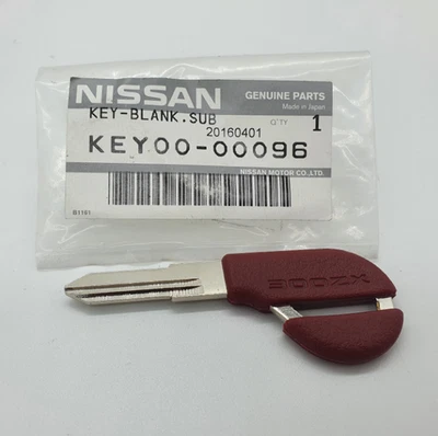 ПОДЛИННЫЙ NISSAN 300ZX Z32 1990-1996 пустой сабвуфер ключ необрезанный KEY00-00096 OEM - Изображение 1 из 4