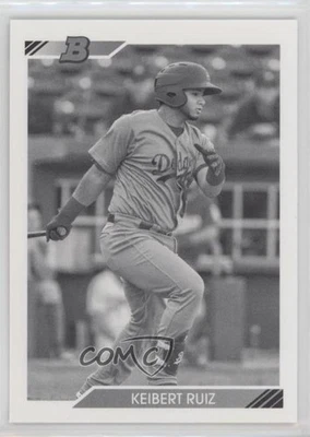 2020 Bowman Heritage Prospects Black & White Keibert Ruiz #BHP-143 - Image 1 of 2