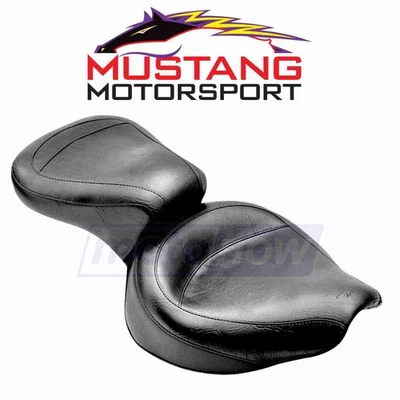 Mustang Wide One-Piece Touring Seat for 1980-1984 Harley Davidson FLHS ot Foto 1 de 4
