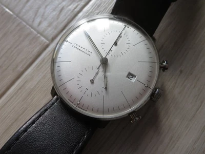 Cronoscopio Junghans Max Bill 40 mm 027,4600,00 automático hecho en Alemania con caja Foto 1 de 4