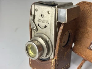 Vintage Steky Subminiature Model III 16mm Film Camera w/ Case 25mm F3.5 Stekinar - Picture 1 of 7