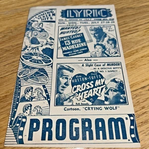 1947 FILMPROGRAMM BROSCHÜRE mit Filmplakat Bilder HITPARADE VON 1947 / 9 Filme - Bild 1 von 4