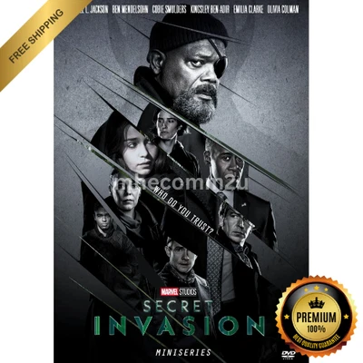 Secret Invasion TV Series Season 1 2023 DVD Full HD Eng All Region Free Ship-New - Image 1 of 4