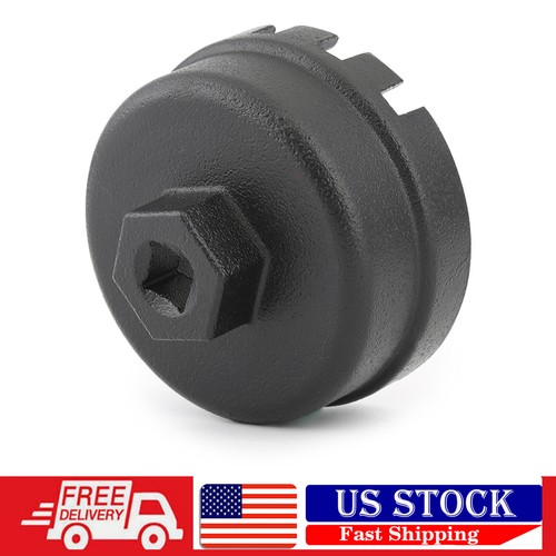 Oil Filter Cap Wrench Socket Tool For Toyota Lexus Camry Scion Prius – 64.5mm, 3/8” Drive