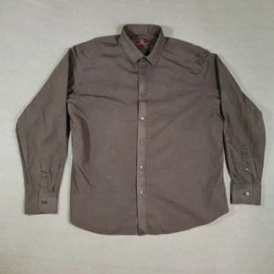 UNTUCKit Para Hombres XL Negro Piedra WF Abotonada Gris Oscuro Negra Camisa Negocios Formal - Imagen 1 de 8
