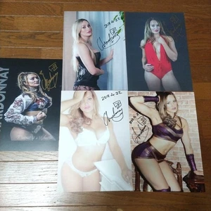 Stardom Shardane Autographed 5 Photo Set Women’s Pro Wrestling WWE Marigold - Picture 1 of 6