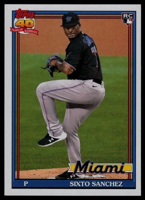 2021 Topps Archives #188 Sixto Sanchez RC Miami Marlins - Image 1 of 2