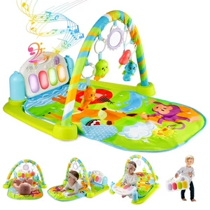 Baby Play Mat Baby Gym Funny Play Piano Tummy Time Baby Activity Gym Mat - Picture 1 of 6