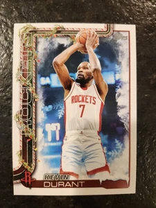 Kevin Durant 2025-26 Topps NBA Holiday SP variación de foto #SSV-JM Rockets - Imagen 1 de 2