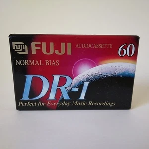 Single Fuji Dr-1 Blank Cassette-60 Minutes-New In Package-NOS - Picture 1 of 11