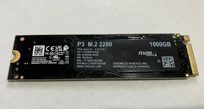 Crucial P2 M.2 2280 1TB PCIe Internal SSD NVMe Solid State Drive - Image 1 of 2