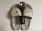 NWT And1 Men's Slip on Sandals Slides Size 6 Gray Grey Digital Camouflage