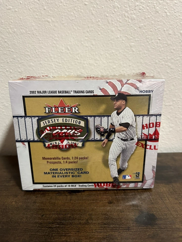 2002 Fleer Focus Jersey Edition Baseball Hobby Box Sealed HS - Image 1 of 3