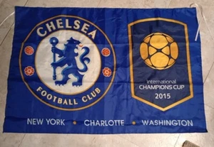Chelsea Football Club 2015 International Champions Cup Flag 35" X 23" - Picture 1 of 3