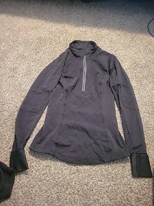 Lululemon Black Quilt 1/2 Zip Jacket - Picture 1 of 8
