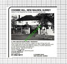 Coombe Hill New Maldon Surrey House Sale Advert - 1980 Cutting