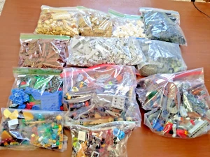 4.5 + Pound Bulk Lot Of Assorted Loose Genuine LEGO Random Mix Pcs BRICKS - Picture 1 of 18