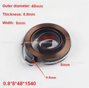 Drill Press Spring Quill Feed Return Coil Spring Assembly 0.8*8*48*1540mm - Picture 1 of 1
