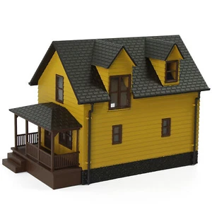 Evemodel N Scale 1:160 Model Village Farm House Pre-built Building Diorama - Picture 1 of 13