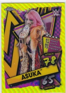 2021 Topps Chrom WWE Slam Attax #9 GELB 22/99 REFRAKTOR ASUKA - Bild 1 von 1