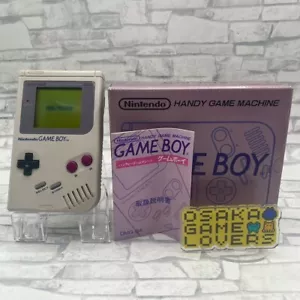 Console Nintendo GameBoy DMG-GA restaurata OEM con mod schermo V5 PRO IPS con scatola JP - Foto 1 di 10